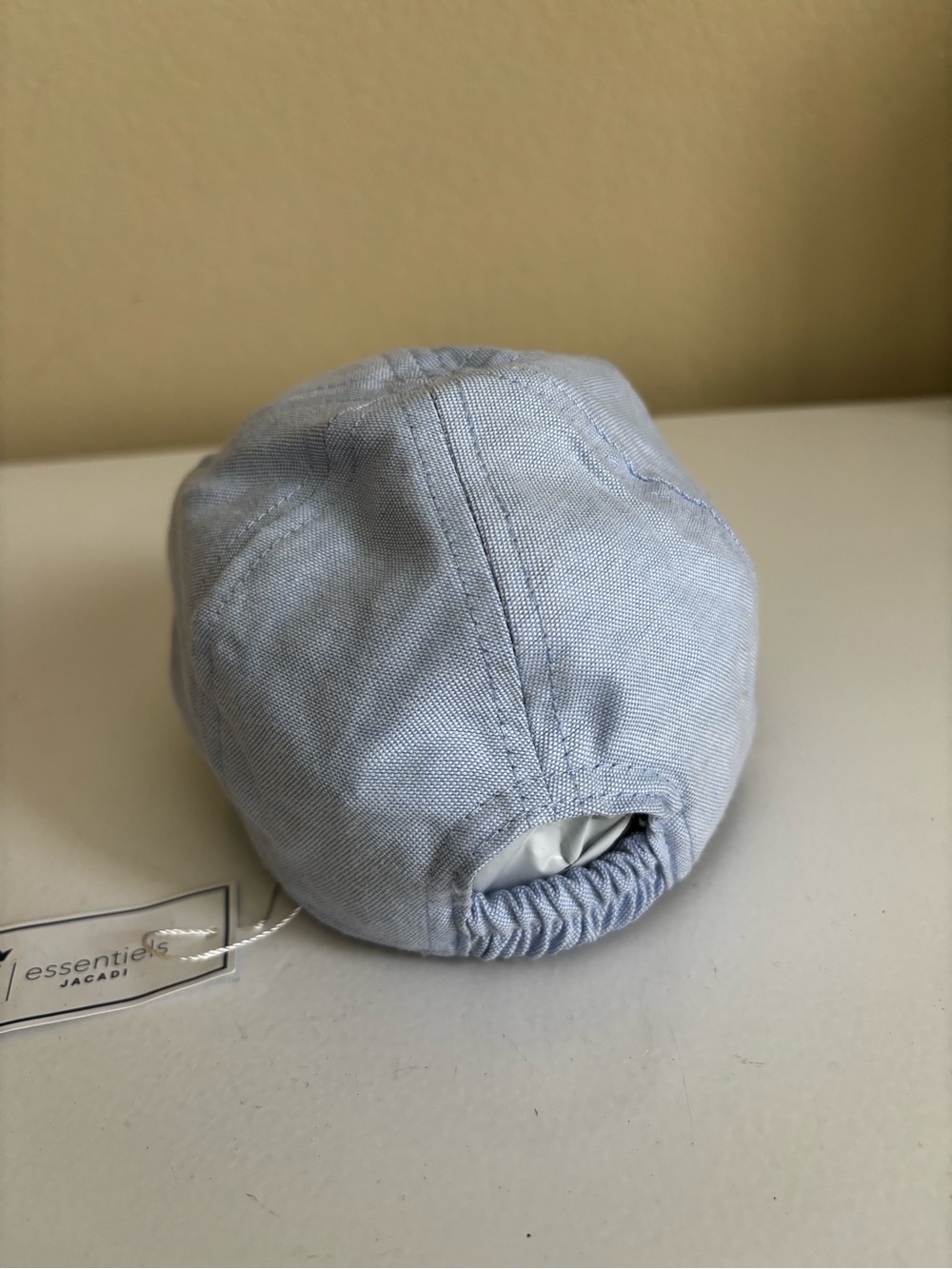 Jacadi l’esprit Baby Oxford ball cap - Blue/White 12M/47cm - NWT - Picture 4 of 11